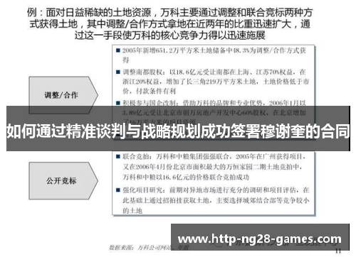 如何通过精准谈判与战略规划成功签署穆谢奎的合同