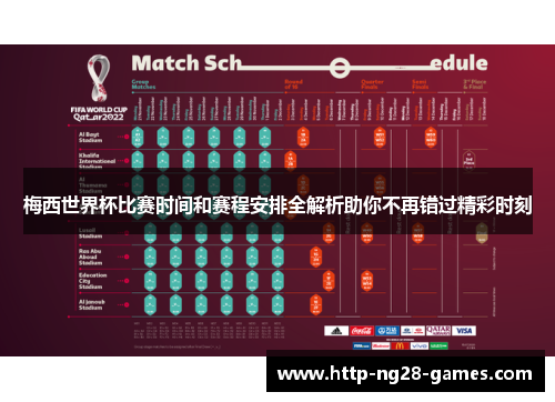 梅西世界杯比赛时间和赛程安排全解析助你不再错过精彩时刻